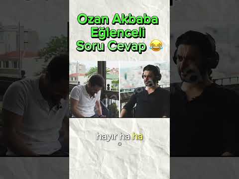 Ozan Akbaba Eğlenceli Soru Cevap 😂 #uzakşehir #ozanakbaba
