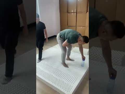 Collapse, no deformation, silent design Thailand latex mattress #SHORTS