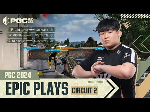 PGC 2024 Circuit 2 Epic Plays 🔥 l PUBG Esports