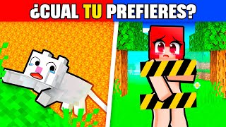 Minecraft extremo: ¿Qué prefieres? 🤔 ⛔