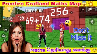Freefire Maths Crafland Map 😱💥 Watch Till End🤨🔥