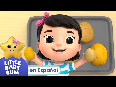 1 papa 2 papas 🥔🥔| Canciones Infantiles🎵| Caricaturas para bebés | Little Baby Bum