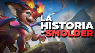 La historia narrada de Smolder el dragoncito flamante