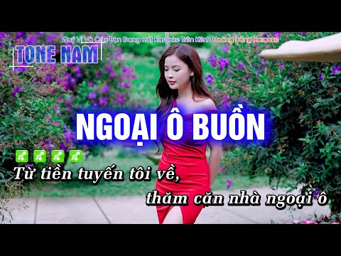 Karaoke Ngoại Ô Buồn (Tone Nam) Beat Công Tuấn cực hay – Hoàng Dũng Karaoke