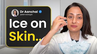 Should ice be used on skin ?
