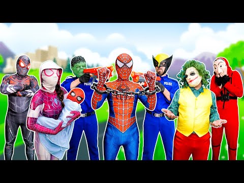 🕷️スパイダーマンは👮警察に💰お金を盗んだ犯人と誤解された😮‍💨。