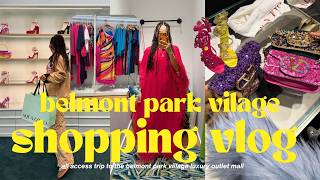 LUXURY OUTLET SHOPPING VLOG  | A little Belmont Park Village shopping trip with my best friend