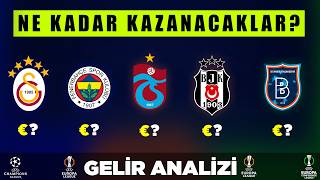Temsilcilerimiz Avrupa'dan Ne Kadar Kazanacak? | 26/27 Sezonu Avrupa Gelir Analizi