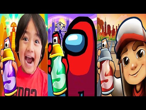 Subway Surfers Vancouver 2024 Logan vs Tag with Ryan vs Among Us Run Gameplay HD