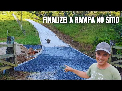 OBRA NO SÍTIO: FINALIZEI A RAMPA NO SÍTIO + OS NOVOS PROJETOS