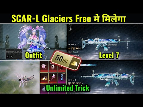 Snowstar Sweetheart Set | SCAR-L Glaciers Free Trick | Next Ultimate Set | Prajapati Gaming