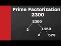 Prime Factorization and Prime Factors