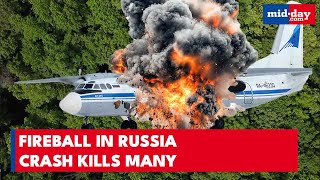 Russian Plane Crash: Vanishes from Radar, Explodes on Landing Attempt Near China; Putin Informed