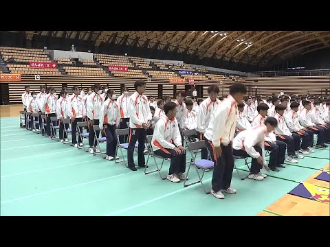 国民スポーツ大会に向け　県の代表団活躍誓う「ユニフォームにはふるさとへの誇りが」大分
