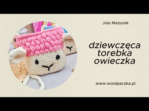 Jak zrobić uroczą dziecięcą torebkę owieczkową z pluszowej włóczki Aksamitek