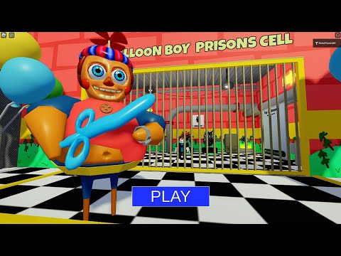 [NEW!] BALLOON BOY BARRY'S PRISON RUN! (OBBY) #roblox #scaryobby
