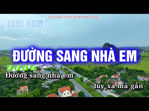 Đường Sang Nhà Em Karaoke Bolero |Tone Nam| Dễ Hát Nhất – Hoàng Dũng Karaoke