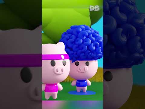 Cochon Cha-Cha, Cochon Chicky, Cochon Lya-Lya et Cochon Boom-Boom | D Billions En Français #shorts