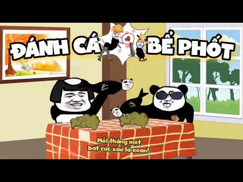GẤU HÀI HƯỚC: Đánh Cá Bể Phốt | Tập 252 | Phim hoạt hình gấu trúc trung quốc mặt bựa siêu bồn cười