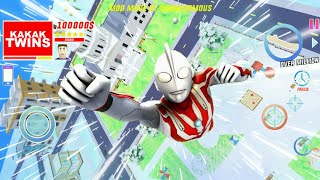 AKU JADI ULTRAMAN RIBUT DI DUNIA DUDE | Dude Theft Wars Edited Drama