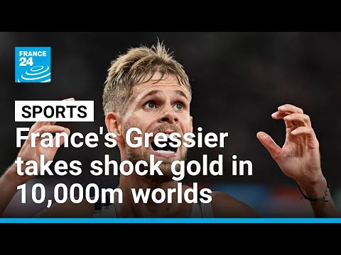 YouTube video thumbnail: France's Jimmy Gressier Takes Shock Gold in 10,000m World Championships
