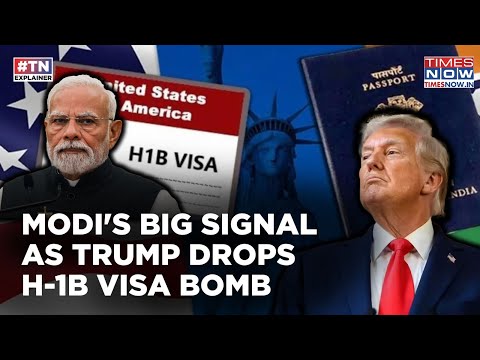 Modi’s 1st Big Message As Trump Drops $100,000 H-1B Visa Fee 'Bomb', Indian PM Signals This...