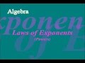Exponents and Their Operations