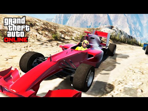 GTA ONLINE - SUBINDO O MONTE CHILLIAD DE FORMULA 1