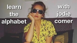 learn the alphabet with jodie comer