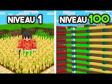 Je suis passé de la PIRE Ferme à la MEILLEURE sur Minecraft !