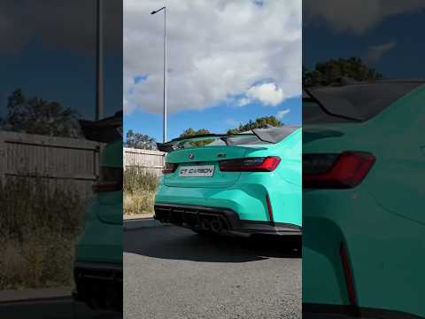 Fitting a carbon fibre wing to a G80 M3 Competition! #bmw #m3 #m3competition #carmods