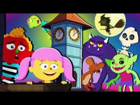 เพลง Hickory Dickory Dock | เพลงเด็กวันฮาโลวีน | วีดีโอสนุกๆสำหรับเด็ก กับ เมือง Teehee