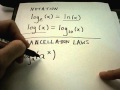 Exploring Properties of Logarithmic Functions