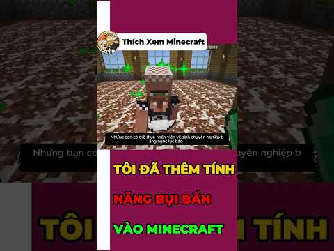 TÔI ĐÃ THÊM TÍNH NĂNG BỤI BẨN VÀO GAME #minecraft #Thichxemminecraft