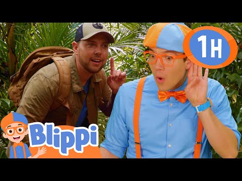 Blippi’s Day of Color Play🎨✨ | Blippi 1 Hour | Moonbug Kids - Fun Stories and Colors