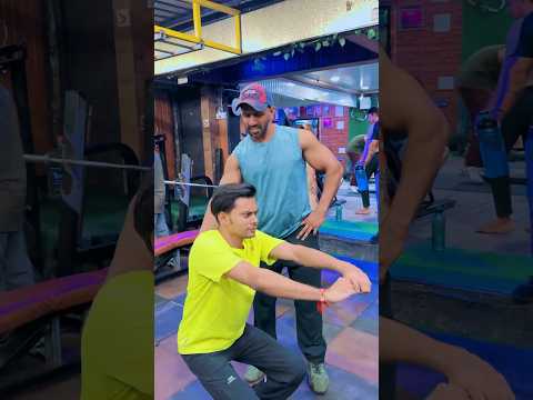 First Day In Gym ￼😜 #shorts #funny #comedy #amityadav340 @amityadav340  #gym