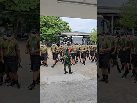 ทหารใหม่เข้าโรงเลี้ยงวิ่งหน้าวิ่ง