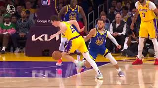 Austin Reaves Sauces Up Steph Curry and hits a and1 on him