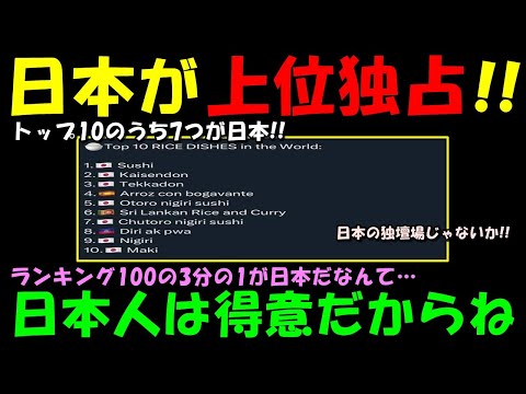 【海外の反応】世界最大級のサイトが発表したランキングで日本が上位独占！！全体でも3分の1が日本という結果にコメントが殺到する事態に！！