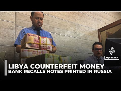 YouTube video thumbnail: Libyan Currency Crisis Worsens With Fake Notes, Inflation and Growing Public Mistrust