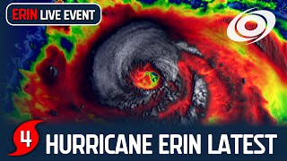 LIVE - Hurricane Erin larger and strengthening again