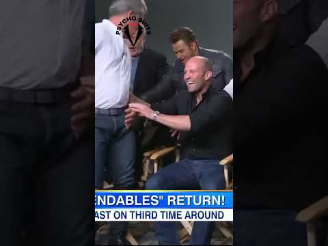 Accidental Reunion of Expendables  #sylvesterstallone #expendables