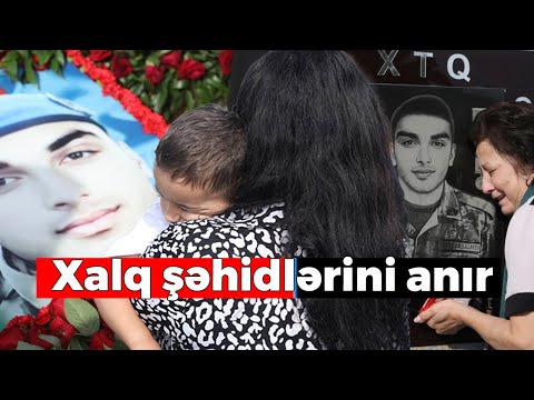 Antiterror əməliyyatlarında şəhid olan hərbi qulluqçuların məzarları ziyarət olunur