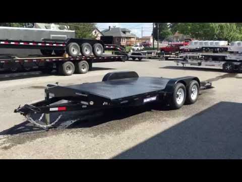 Sure Trac Steel Deck Open Car Hauler 7x20 9900# GVW...