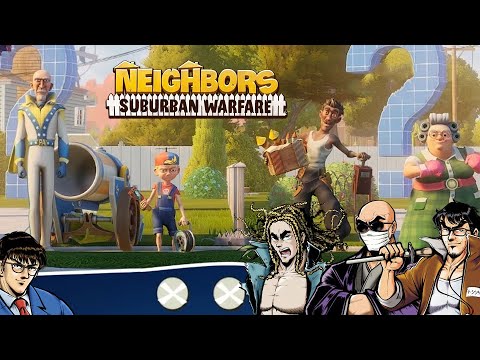 【4人】上から来る爺さんと巨大化する婆さん【Neighbors: Suburban Warfare】
