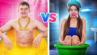 I Fell In Love With A Millionaire! Rich Guy VS Poor Girl!