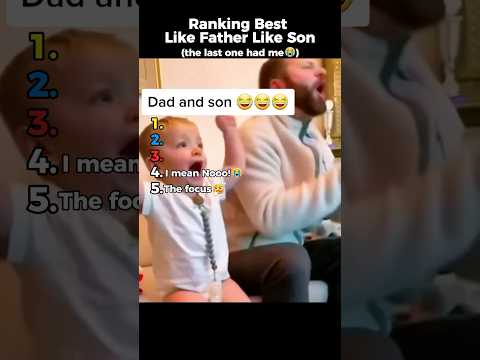 TOP 5 โLike Father Like Sonโ Moments!๐ญ