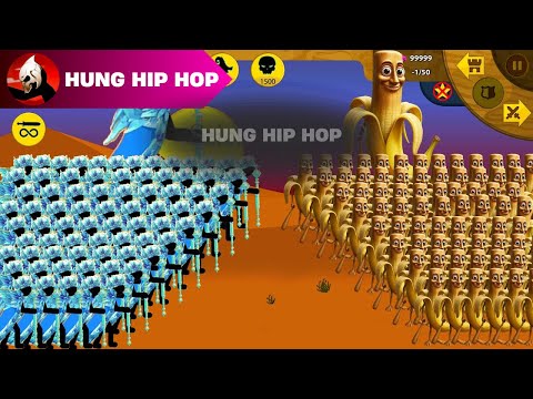 KING ICE VS TUNG TUNG TUNG SAHUR  - STICK WAR LEGACY - HUNG HIP HOP
