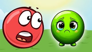 Новый КРАСНЫЙ ШАР, Красныш спасает деревню красных шариков, мультик игра #188