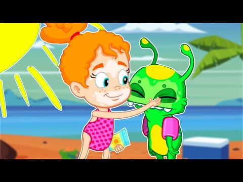 Groovy se Convierte en Delfín 🐬 ¡Pero Creen que es un Tiburón! | Vacaciones en la Playa